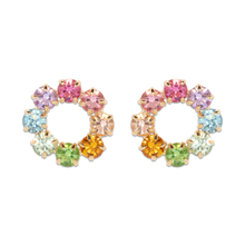 Kaleidoscope Rainbow Hoop Earrings | Multi