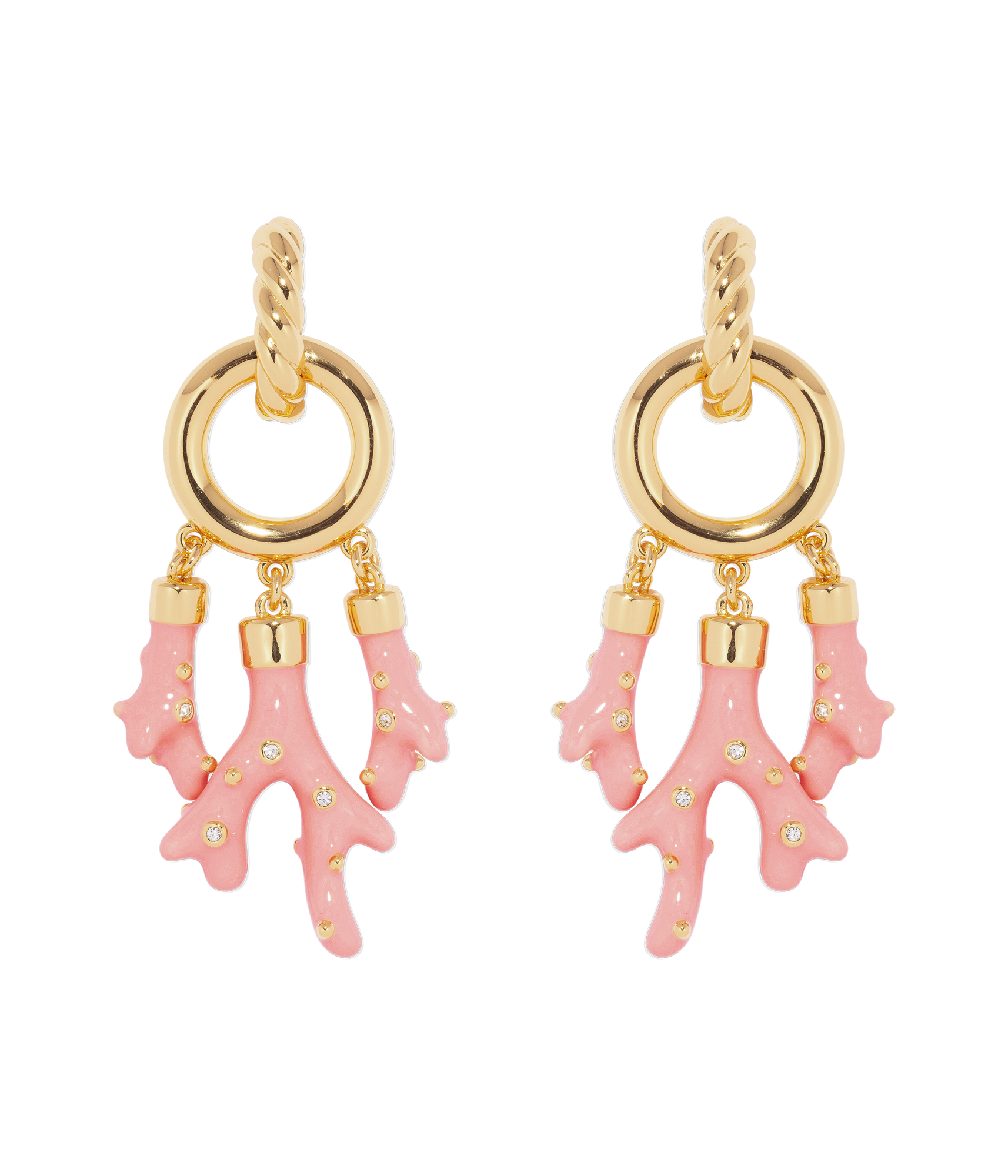 Coralie Earrings | Pink