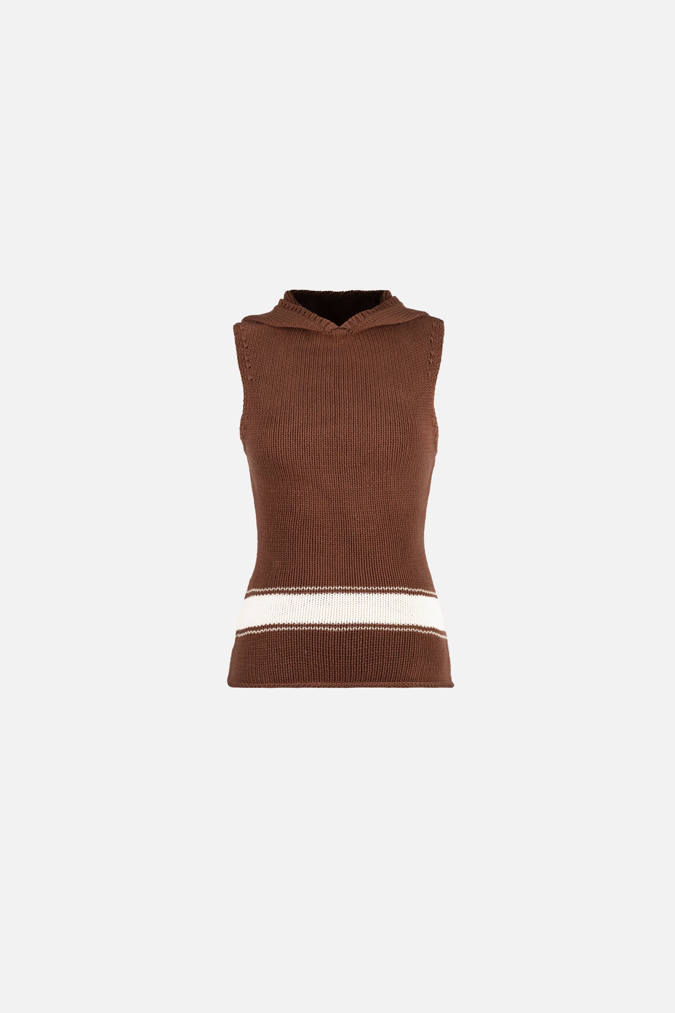 Louis Knit Tank | Chocolate