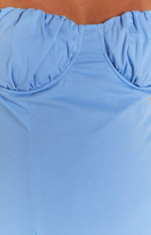 Love Again Halter Mini Dress | Blue