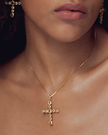 The Isabella Cross Earrings | Gold Vermeil Plated Sterling Silver