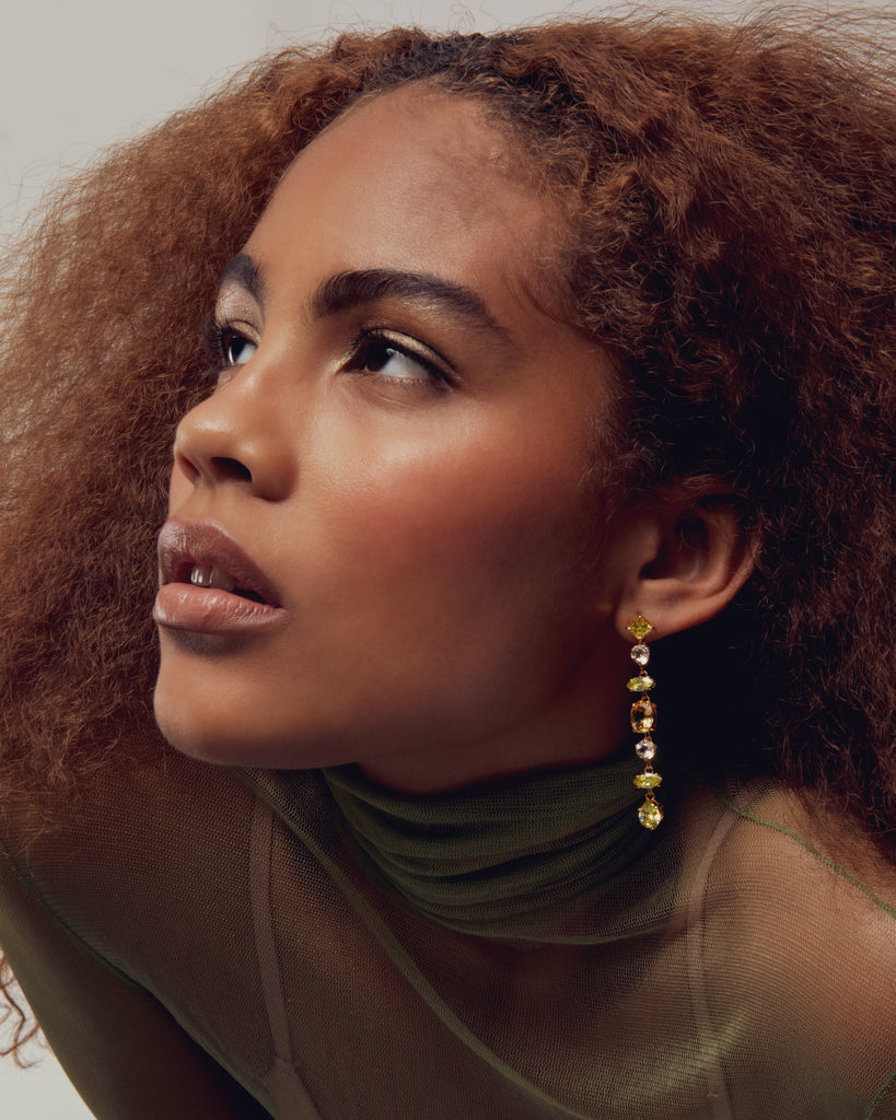 The Isabella Drop Earrings | Gold Vermeil Plated Sterling Silver