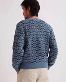 Coronet Blue | Greg Blockprint Sweater