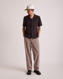 Dark Earth | George Stripe Cotton Twill Pant