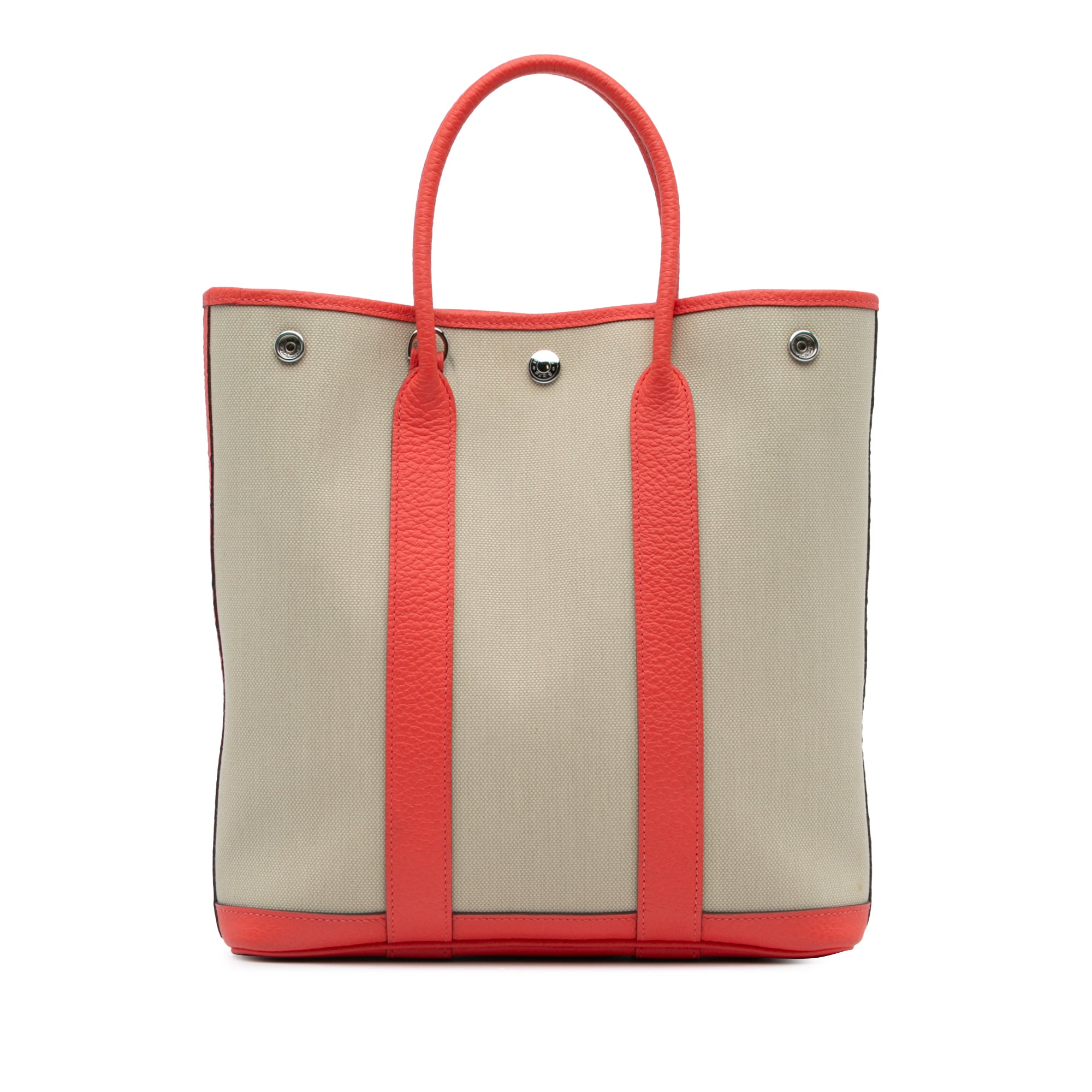 Hermes | Pre-Owned Toile and Negonda Garden File 28 | Brown/Beige