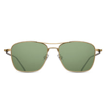 Unisex | M3099 Aviator Sunglass | Antique Gold | Sage Green Lens | 56MM