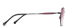 Unisex | M3139 Aviator Sunglass | Ruthenium | Pink Gradient Lenses | 57MM