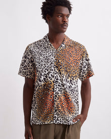 Autumn Maple | Canty Sound Leopard Short Sleeve Shirt | Saturdays NYC