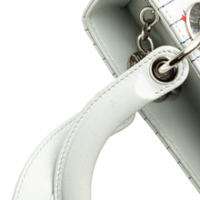 Dior | Pre-Owned Medium Calfskin Embroidered Flower Lady | White