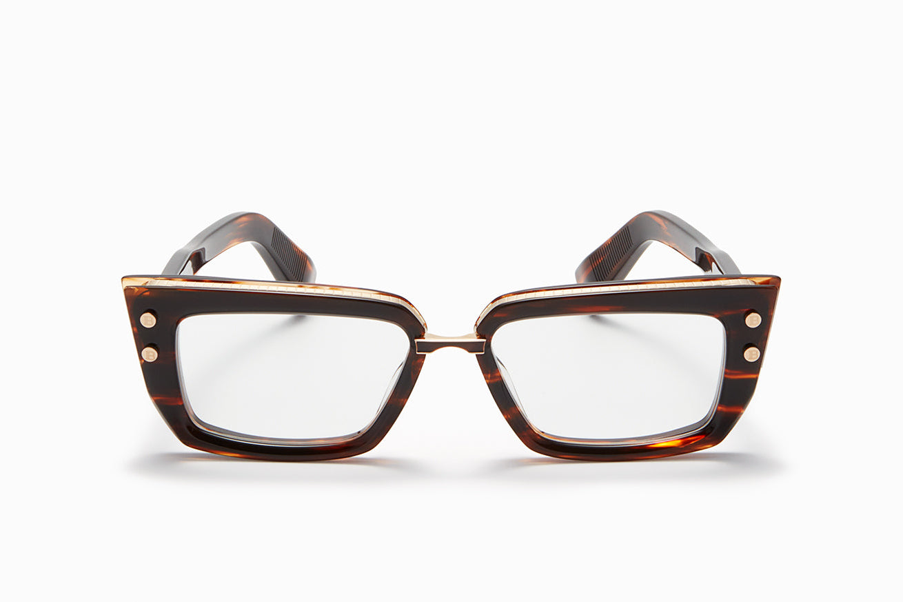 Womens | Madame Optical | Brown Swirl - White Gold | Clear
