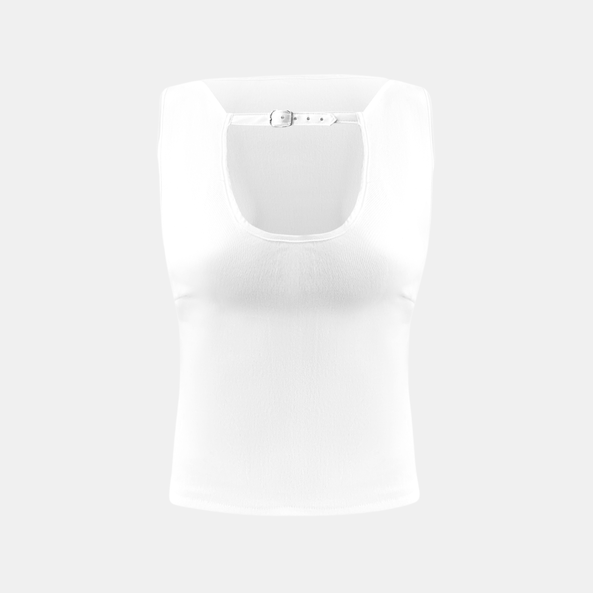 OW Collection MALENE Top Top 001 - White