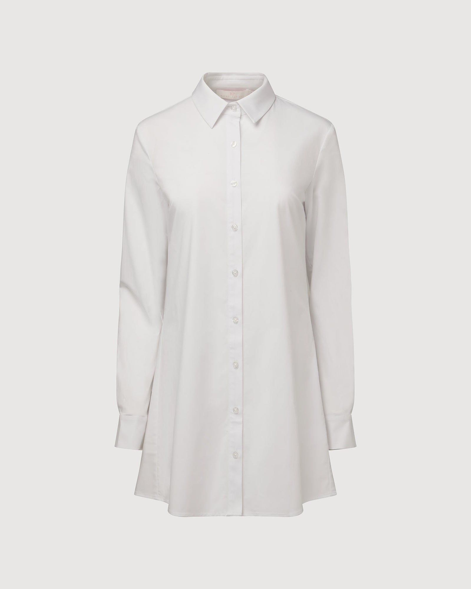 Poplin Shirt Dress | White