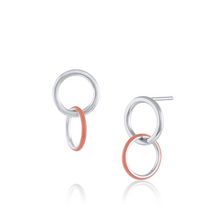 Women | Medusa Enamel Sway Hoops | 14k White Gold