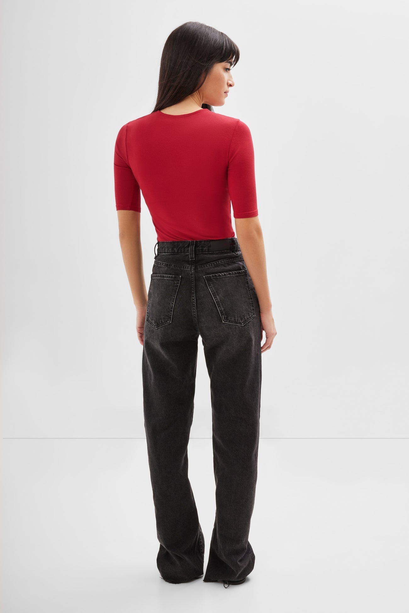 Sheer Frankie Top | Red