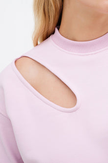 Bartlett Cutout Sweatshirt | Pink