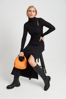 Lorimer Sweatshirt Dress | Black