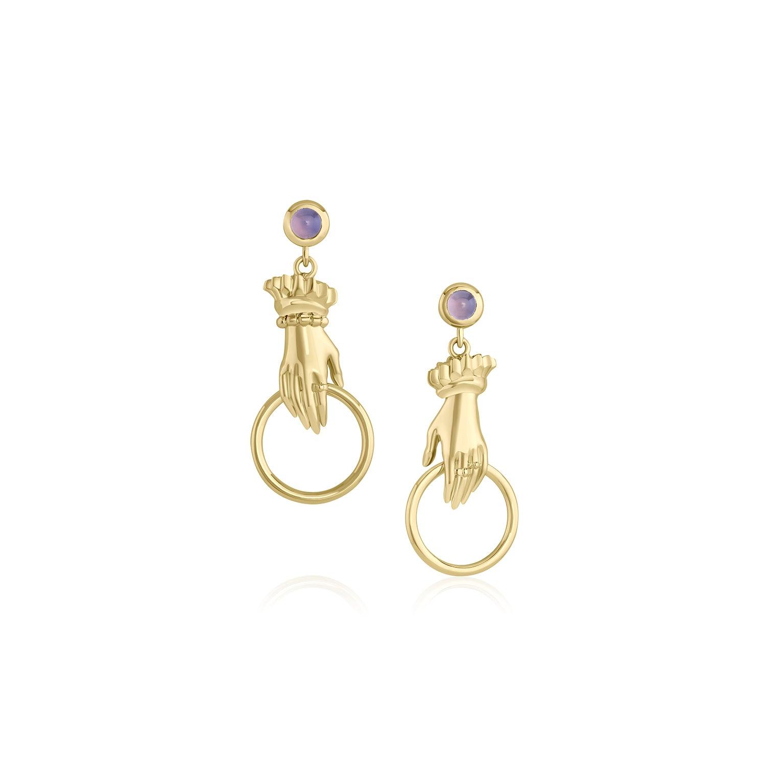 Women | Forever & For Always Ear Knockers | 14k Yellow Gold