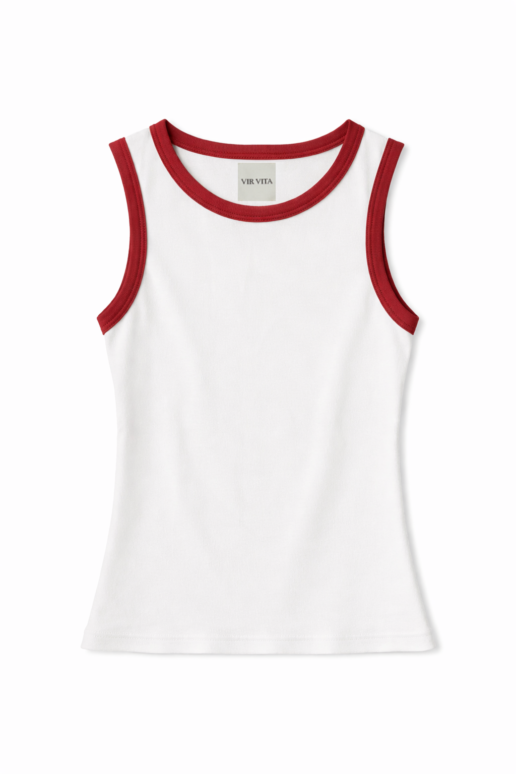 Mila Tank | White-Sun Dried Tomato