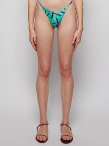 Louisa Ballou | Mini Ring Bikini Bottoms | Starfish Green