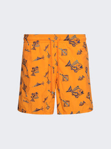 Men | Vilebrequin | Swim Trunks | Carrot Orange