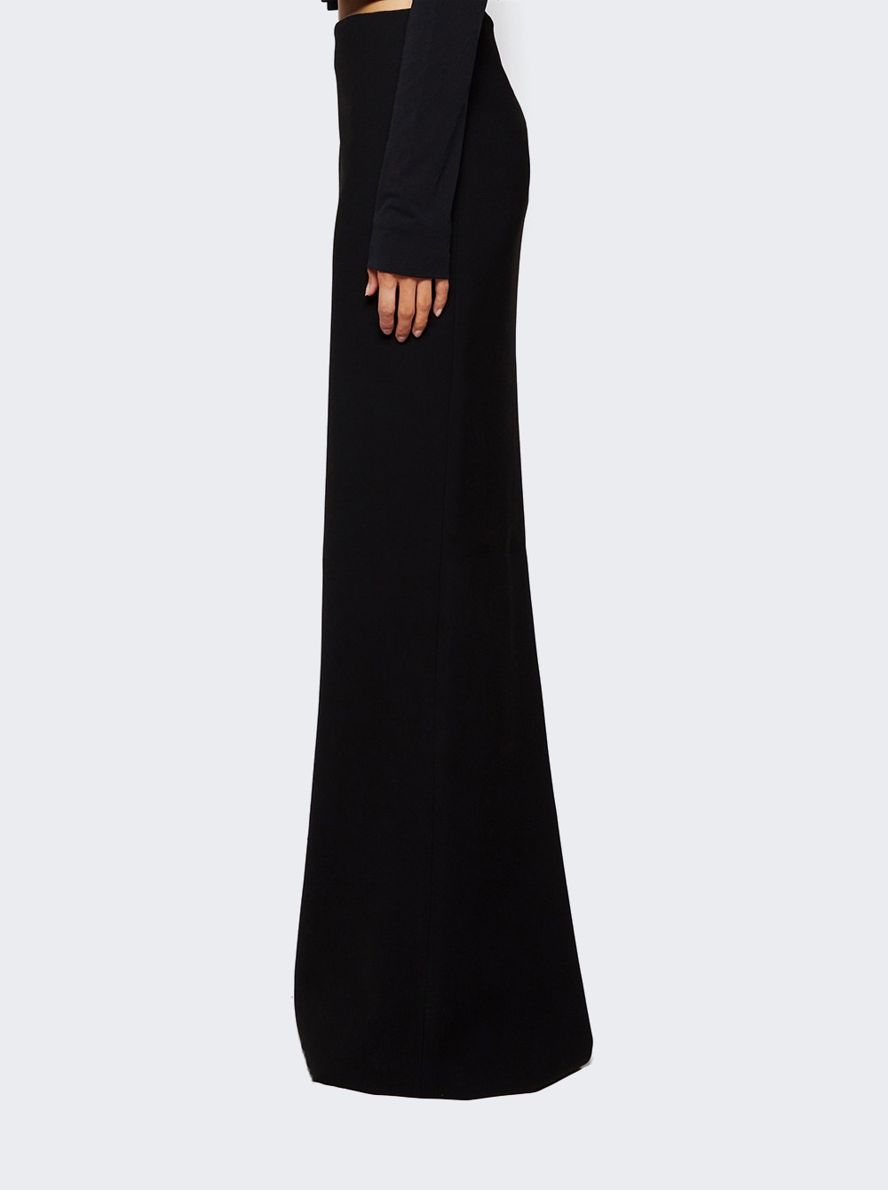 Women | Monot | High Waist Column Skirt | Black