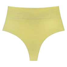 Added Coverage High Rise Bikini Bottom | Limon Sparkle