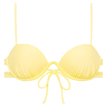 Padded Elany Bikini Top | Yellow Pastel