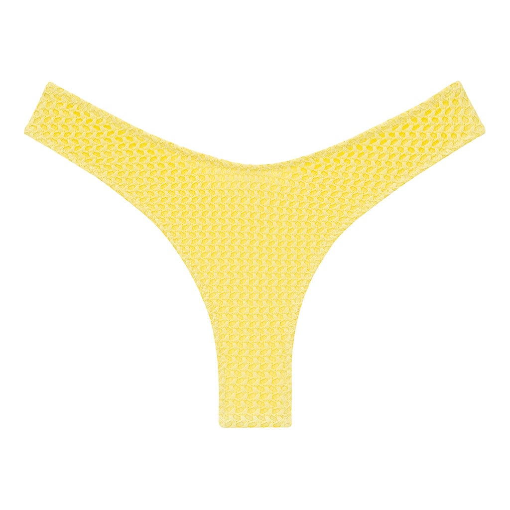 Lulu (Zig Zag Stitch) Bikini Bottom | Yellow Crochet