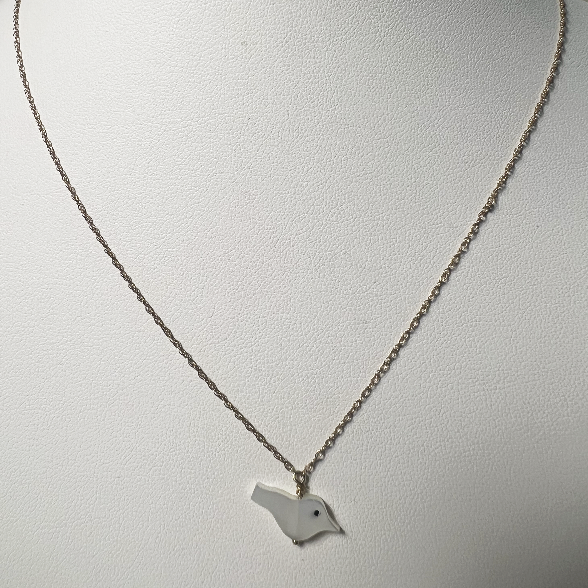 Necklace | 10K Yellow Gold | White Mother Of Pearl
