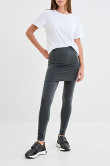 Burke Skirted Leggings | Slate Grey