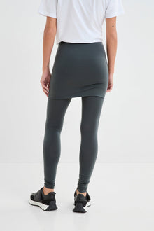 Burke Skirted Leggings | Slate Grey