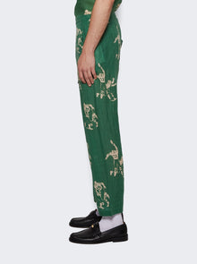 Men | Bode | Football Silhouette Pajama Pants | Green