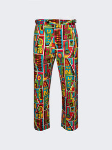 Men | Bode | New England Mosaic Trousers Multicolor | Multi