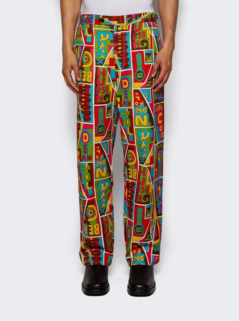 Men | Bode | New England Mosaic Trousers Multicolor | Multi