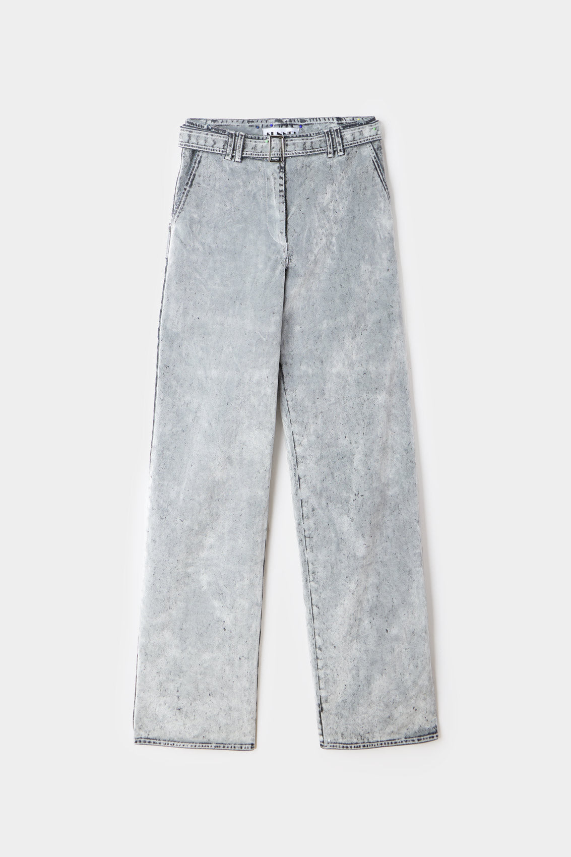 Belted Oversize Pants | Women | Light Grey