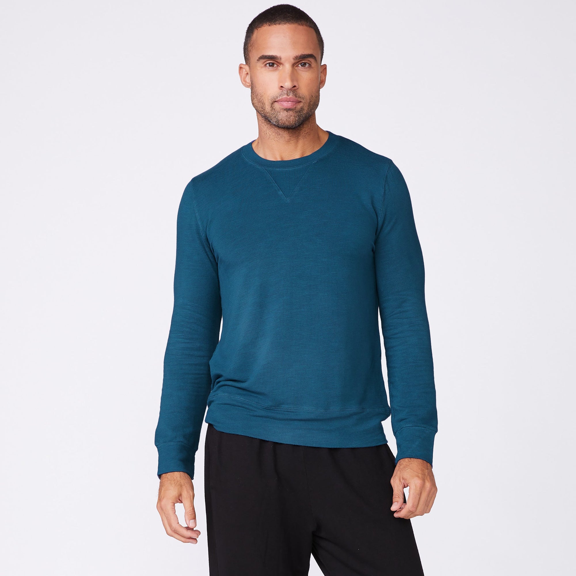 Supersoft Crew Neck Sweatshirt | Men | Abyss