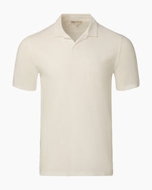 Mens | Johnny Collar Pique Polo | White