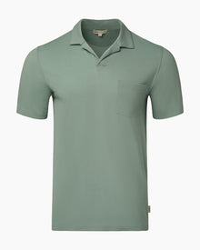 Mens | Johnny Collar Pique Polo | Jade