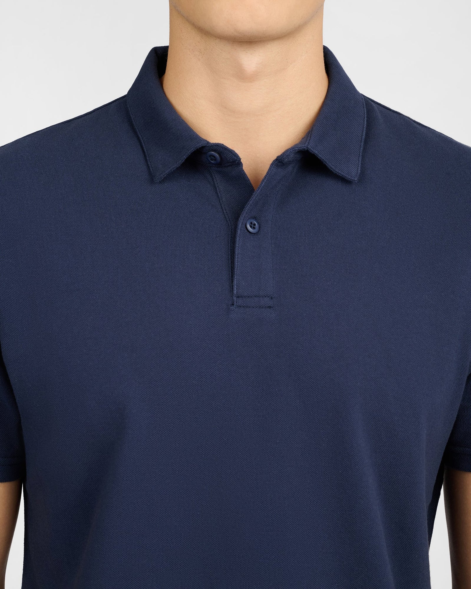Mens | Short Sleeve Pique Polo | Midnight
