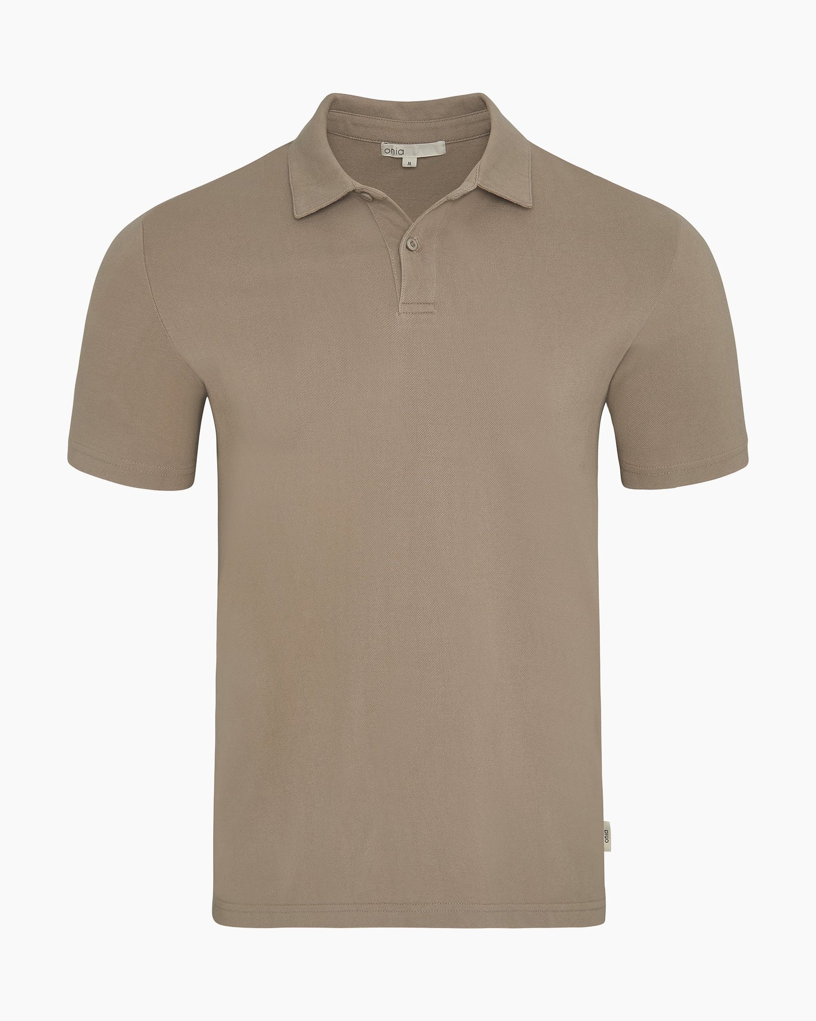 Mens | Short Sleeve Pique Polo | Cashew