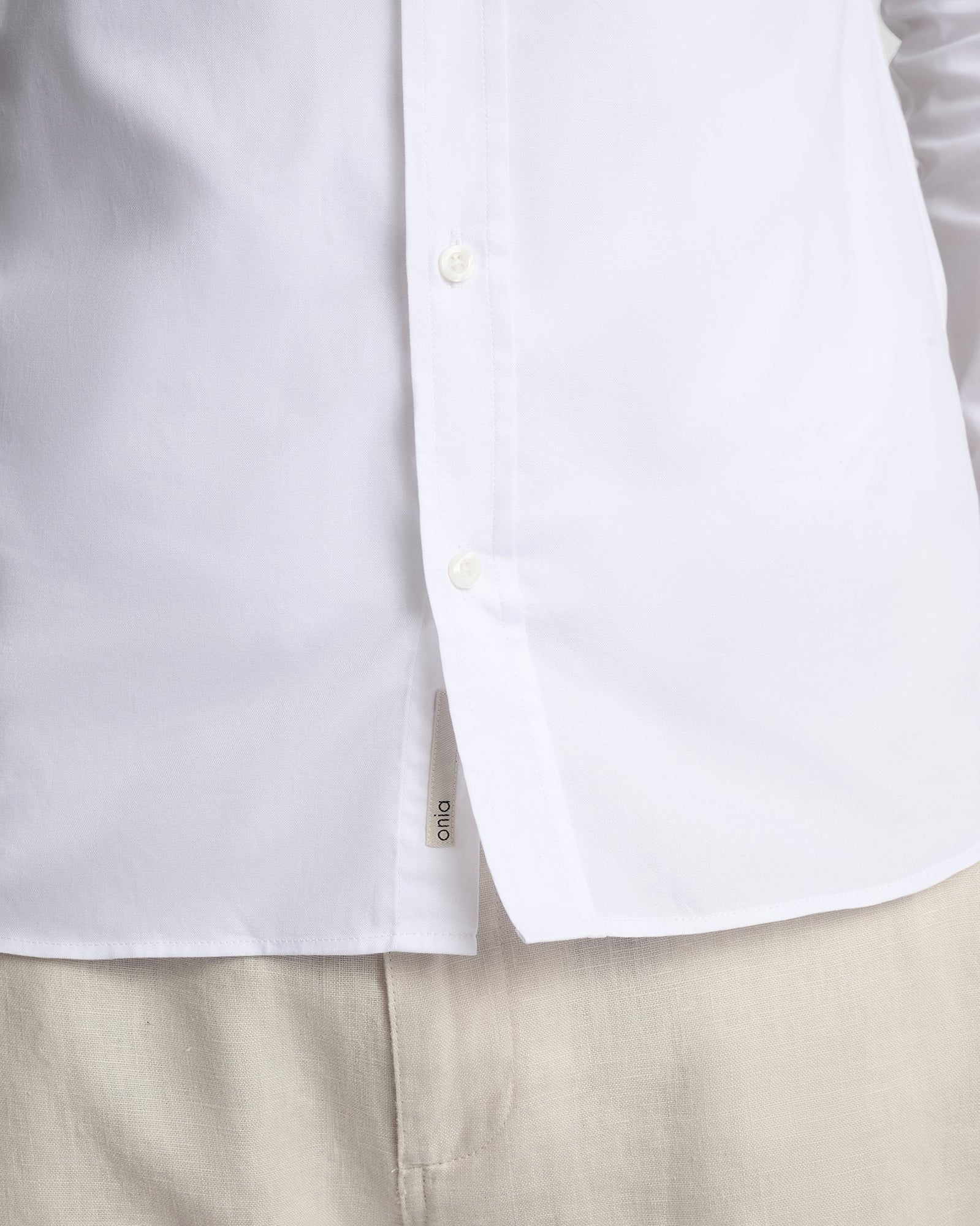 Mens | Oxford Long Sleeve Button Down Shirt | White