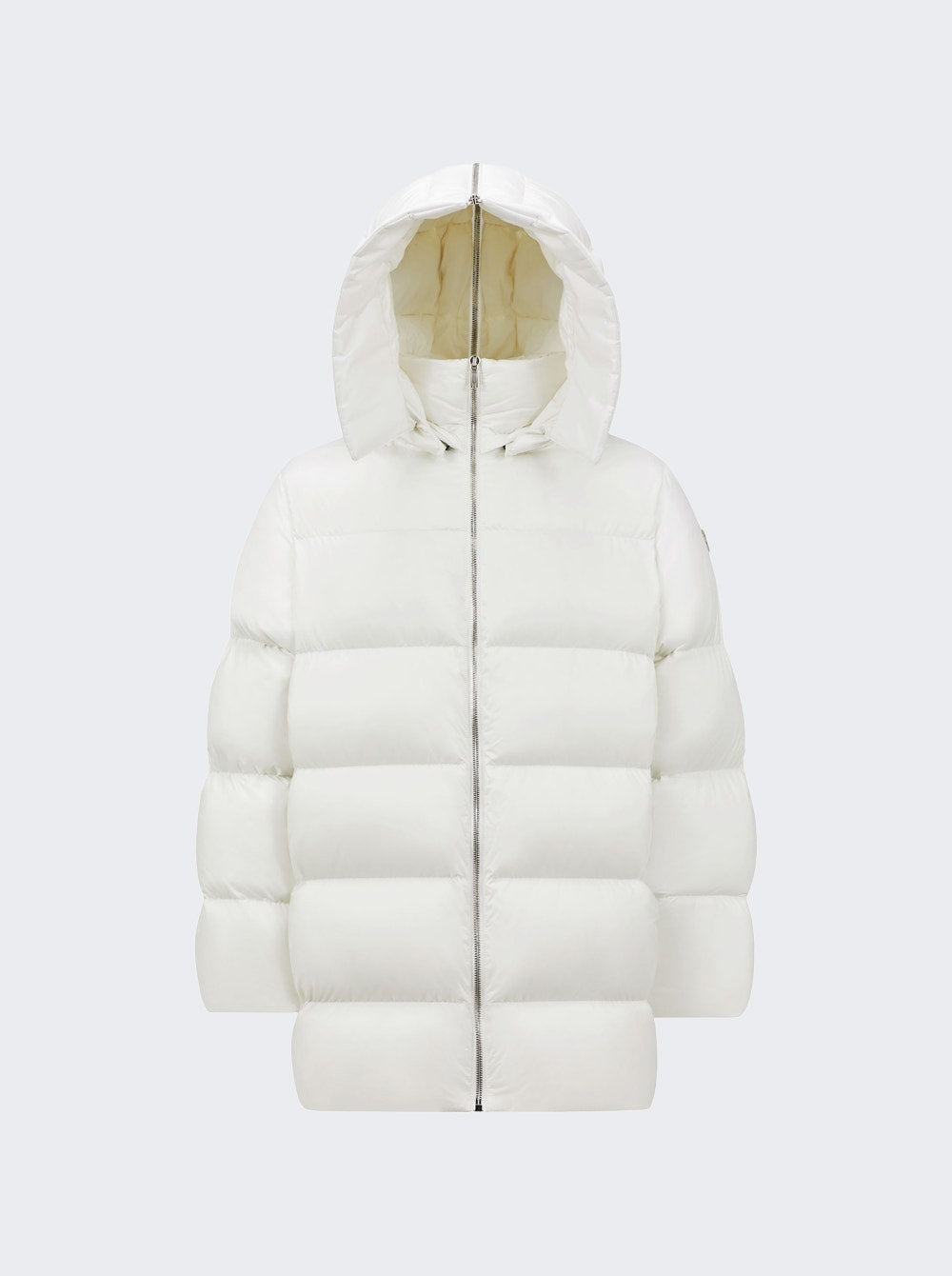 Men | Rick Owens X Moncler | Hooded Cyclopic Coat | Milk
