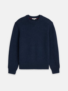 Men | Weston Pullover | Wool Cotton Heather Navy