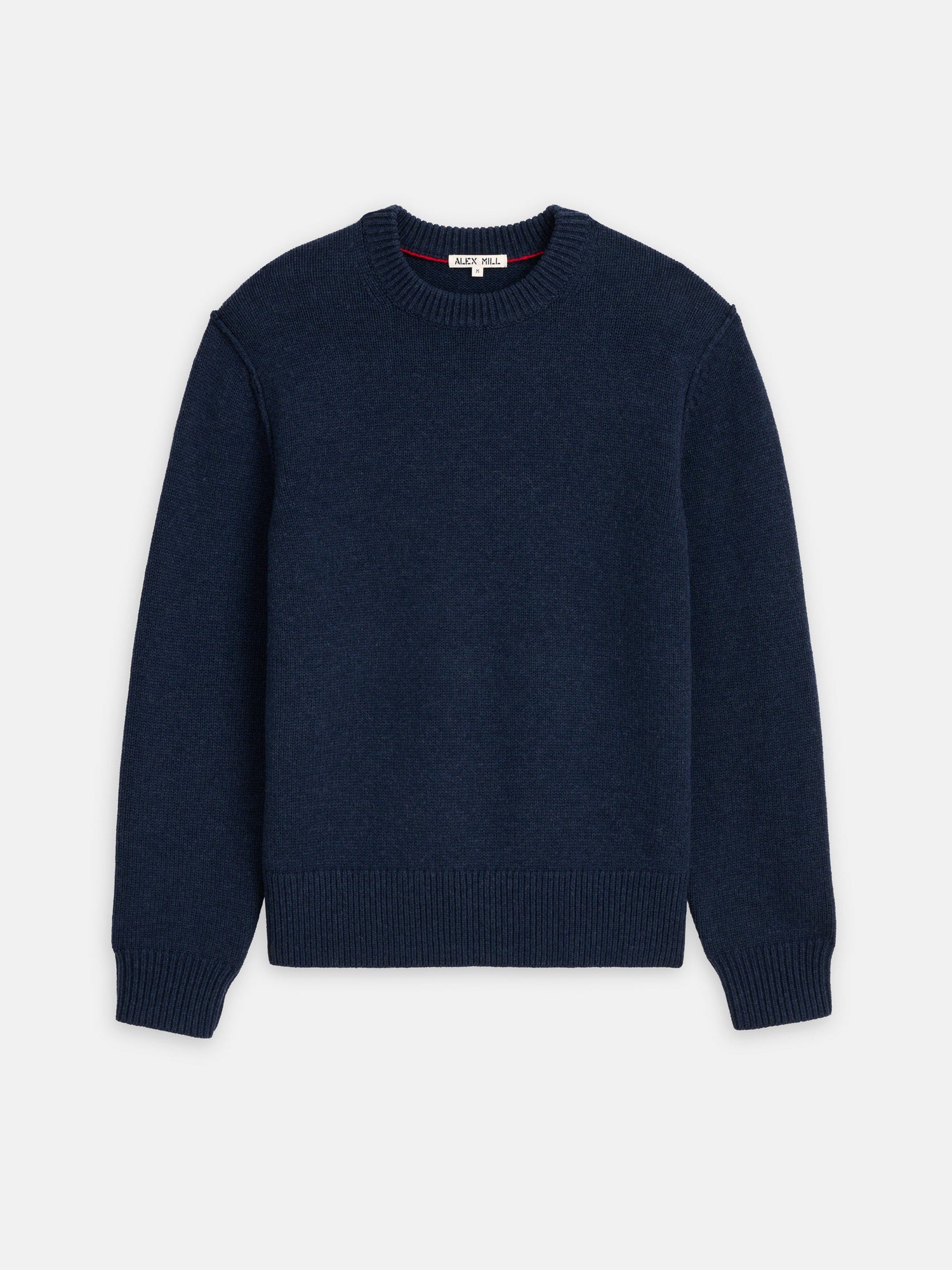 Men | Weston Pullover | Wool Cotton Heather Navy