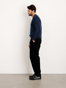 Men | Weston Pullover | Wool Cotton Heather Navy