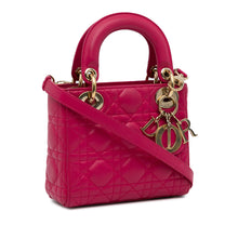 Dior | Pre-Owned Mini Lambskin Cannage Lady | Pink