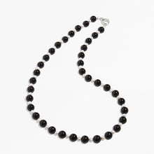 Nonna Necklace | Sterling Silver | Freshwater Pearls/Black Onyx