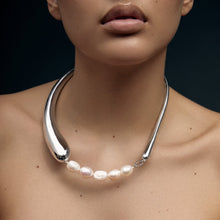 Aura Necklace | Silver | Freshwater Pearls