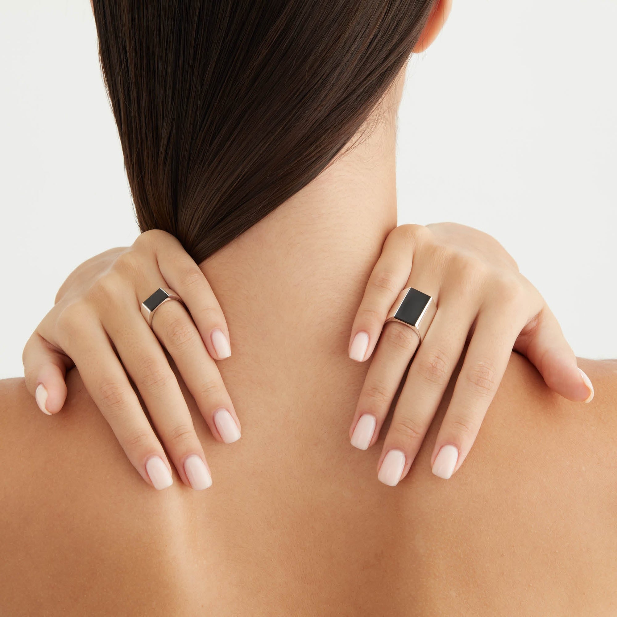 Primer Ring | Silver | Jet Black