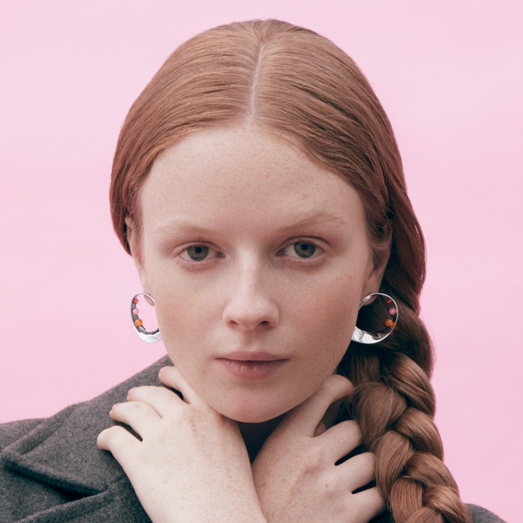 Orbita Earrings | Silver | Multicolor